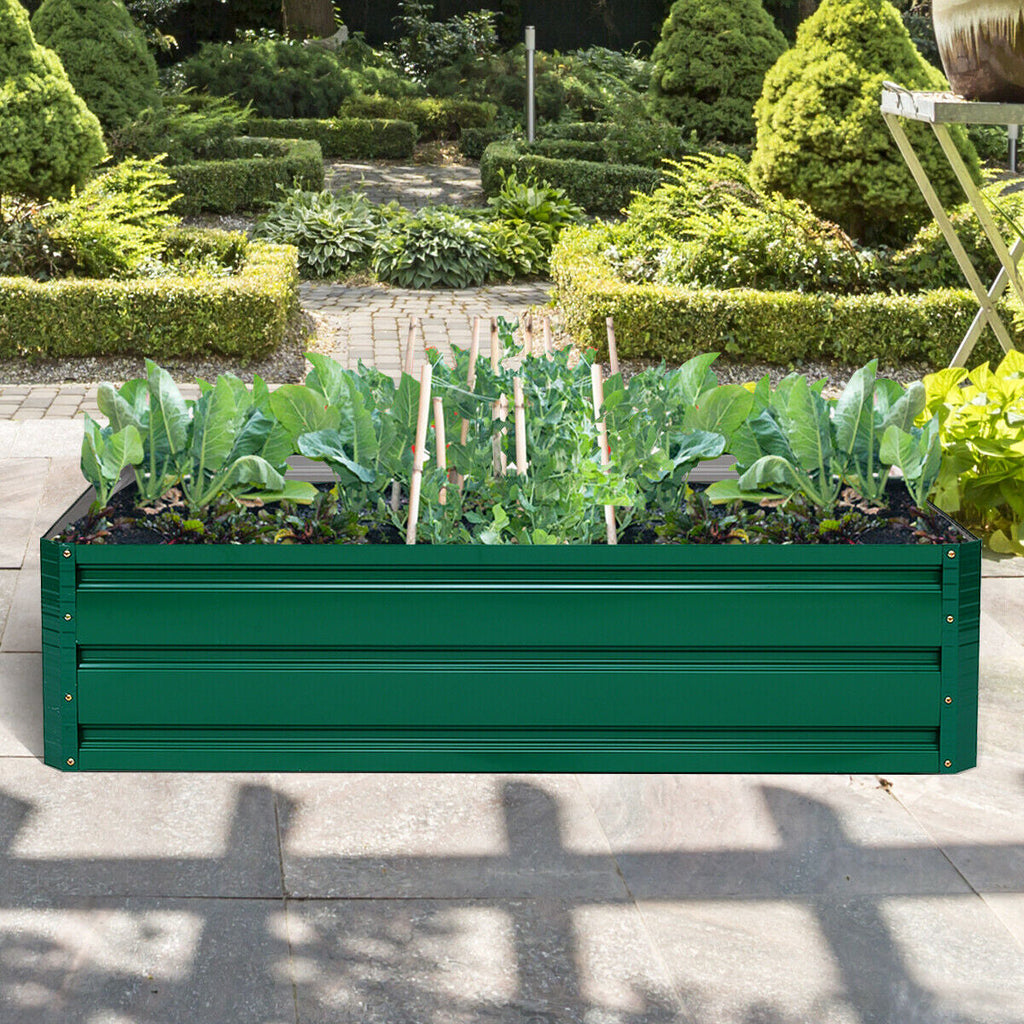 Steel Raised Garden Bed for Vegetables and Flowers
