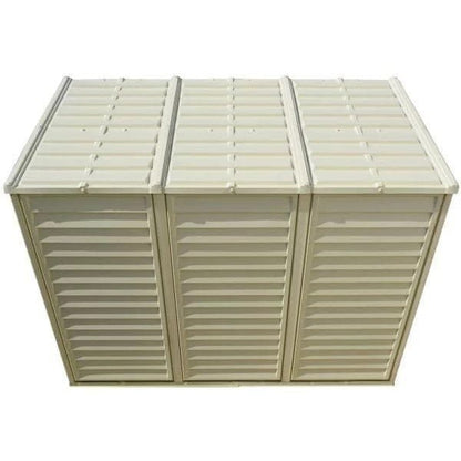 Duramax 4ft x 8ft Sidemate Vinyl Resin Outdoor Storage Shed